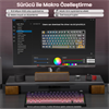 Aula F75 Reaper Switch Hot Swap TKL RGB Gradyan Pembe Kablosuz Mekanik Gaming Klavye