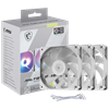 MSI MAG F120 ARGB 120mm Reverse Beyaz Üçlü Kasa Fanı