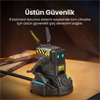 GravaStar Alpha65 Robot Figürlü 65W Gri Hızlı Şarj Adaptörü