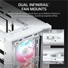 CORSAIR FRAME 4000D LCD RS ARGB Tempered Glass USB 3.2 Beyaz E-ATX Mid Tower Kasa