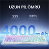 GravaStar Mercury K1 Lite RGB Linear Key Switch Türkçe Q Crystal Aurora Kablosuz Gaming Klavye