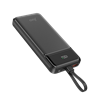 Juo JCP410-B 22.5W 10000mAH Type-C Led Ekranlı Taşınabilir Siyah Hızlı Şarj Powerbank 