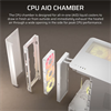 CORSAIR AIR 5400 RS-R ARGB Tempered Glass USB 3.2 Beyaz E-ATX Mid Tower Kasa