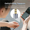 VegGieg 3.5mm TRRS AUX Kulaklık Mikrofon Ses Uzatma Kablosu 1Metre