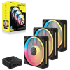 CORSAIR iCUE LINK LX120-R RGB Reverse 120mm PWM Üçlü Siyah Kasa Fanı