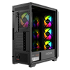 FAZEON F4 PLUS 650W 80+ Bronze Tempered Glass Mesh 4x ARGB Fanlı Siyah E-ATX Bilgisayar Kasası