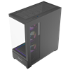 GameBooster NYVRA PRIME 750W 80+ Bronze ATX3.1 Gen5.1 SeaView ARGB E-ATX Mid Tower Siyah Kasa