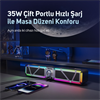 Divoom D-base 30W Masaüstü Bluetooth Siyah Gaming Hoparlör