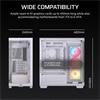 CORSAIR 3500X RS-R ARGB Tempered Glass USB 3.2 Beyaz E-ATX Mid Tower Kasa