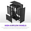 NZXT H2 Flow USB 3.2 USB-C Siyah Mini ITX Kasa