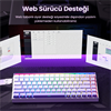Aula Hero 84 HE Dragon King Switch Hot Swap TKL RGB Neon Pembe Kablolu Gaming Klavye