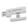 Rampage RETSU RGB Beyaz/Gri Kablosuz Gaming Kulaklık