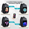 Divoom Pixoo Cyberbag Piksel Led Ekranlı Siyah Sırt Çantası