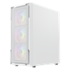 FAZEON F11 650W 80+ Bronze Tempered Glass Mesh 4x RGB Fanlı USB 3.0 Beyaz ATX Bilgisayar Kasası