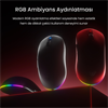 Aula V9 Ultra Lightweight PAW3950 42000 DPI 8000Hz Kablosuz Kırmızı E-Spor Gaming Mouse
