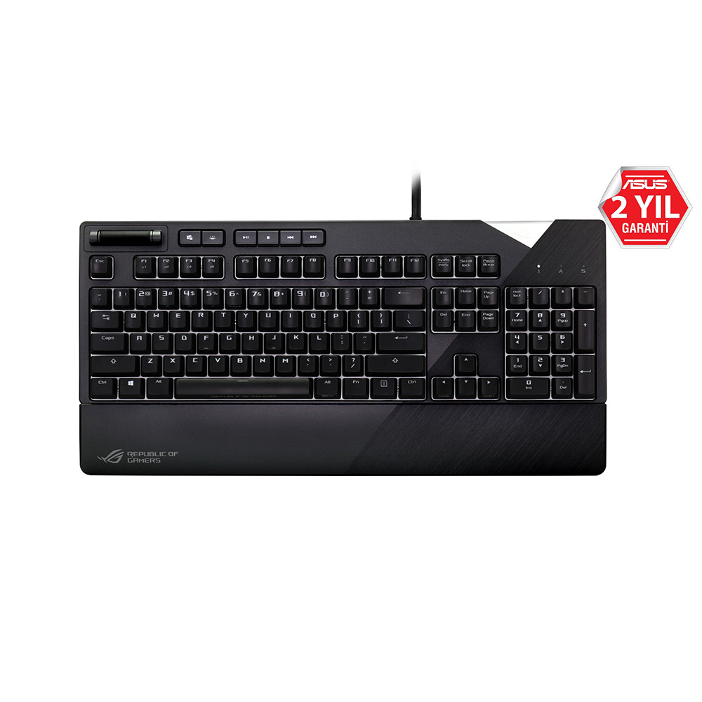 ASUS ROG STRIX Flare Cherry MX Red Switch Türkçe RGB Mekanik Gaming Klavye