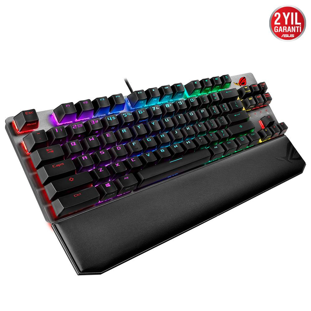 ASUS ROG STRIX Scope TKL Deluxe ROG NX Red Türkçe RGB Mekanik Gaming Klavye