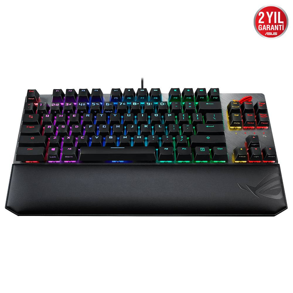 ASUS ROG STRIX Scope TKL Deluxe ROG NX Red Türkçe RGB Mekanik Gaming Klavye