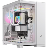 CORSAIR iCUE LINK 6500X RGB USB 3.2 Type-C Çift Odalı Beyaz ATX Mid-Tower Kasa