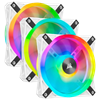 CORSAIR iCUE QL120 RGB PWM White 120mm Fan (3 lü Paket)