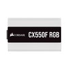 CORSAIR CX550F RGB 550W 80+ Bronze Beyaz Full Modüler 120mm Fanlı PSU