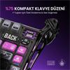 GravaStar Mercury K1 Pro RGB Linear Key Switch İngilizce Q Cyberpunk Kablosuz Gaming Klavye