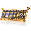 GravaStar Mercury K1 Pro RGB Linear Key Switch İngilizce Q Battle-Worn Yellow Kablosuz Gaming Klavye