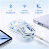 GravaStar Mercury M1 Pro RGB 26000 DPI 1000Hz Ice Blue Kablosuz Gaming Mouse
