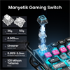 GravaStar Mercury V75 Pro RGB Manyetik Switch İngilizce Q Cyberpunk Kablolu Gaming Klavye