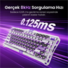 GravaStar Mercury V75 RGB Manyetik Switch İngilizce Q Mecha Gray Kablolu Gaming Klavye