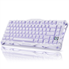 GravaStar Mercury V75 RGB Manyetik Switch İngilizce Q Lavender Purple Kablolu Gaming Klavye