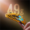 GravaStar Mercury XPro RGB 32000 DPI 8000Hz Dongle Battle Worn-Yellow Kablosuz Gaming Mouse