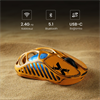 GravaStar Mercury XPro RGB 32000 DPI 8000Hz Dongle Battle Worn-Yellow Kablosuz Gaming Mouse
