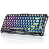 GravaStar Mercury K1 Lite RGB Linear Key Switch İngilizce Q Siyah Şeffaf Kablosuz Gaming Klavye