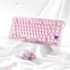 GravaStar Mercury K1 Lite RGB Linear Switch Crystal Rose Kablosuz Gaming Klavye