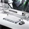 GravaStar Mercury K1 Pro RGB Kailh Switch Ghost Silver Kablosuz Gaming Klavye