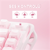 GravaStar Mercury K1 RGB Linear Key Switch İngilizce Q Sakura Pink Kablosuz Gaming Klavye