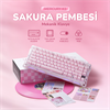 GravaStar Mercury K1 RGB Linear Key Switch İngilizce Q Sakura Pink Kablosuz Gaming Klavye