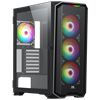 PowerBoost PB-P3720B 850w 80+ Bronze USB 3.0 Mesh RGB Siyah ATX Mid Tower Kasa
