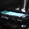 Kingston 8GB FURY Beast RGB 3200 MHz CL16 DDR4 Single Kit Ram