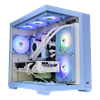 Thermaltake View 380 850W 80+ Gold ARGB USB 3.2 Hydrangea Blue ATX Mid Tower Kasa
