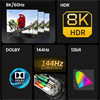 VegGieg Premium 4K 60Hz HDCP ARC HDR Örgülü HDMI 2.1 Kablo 20 Metre