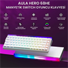 Aula Hero 68 HE Black King Switch Hot Swap TKL RGB Beyaz Kablolu Gaming Klavye