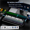Aula F99 Pro 3 Modlu RGB Hot Swap Mekanik Nimbus V3 Switch Gri Kablosuz Gaming Klavye