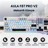 Aula F87 Pro V2 RGB Mekanik TKL Star Vector Switch Lacivert Kablosuz Gaming Klavye
