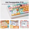 Aula F87 Pro V2 RGB Mekanik TKL Meteor İce Cream Switch Turuncu Kablosuz Gaming Klavye