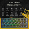 Aula F87 Pro RGB Hot Swap Mekanik TKL Kayhua İntelligent Switch Siyah Kablosuz Gaming Klavye