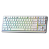 Aula F87 Pro RGB Hot Swap Mekanik TKL Kayhua İntelligent Switch Beyaz Kablosuz Gaming Klavye