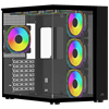 PowerBoost PB-SS02B Sea View USB 3.0 ARGB ATX Mid Tower Siyah Kasa