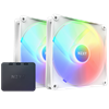 NZXT F140 RGB Core 140mm Beyaz Kasa Fanı (2'li)